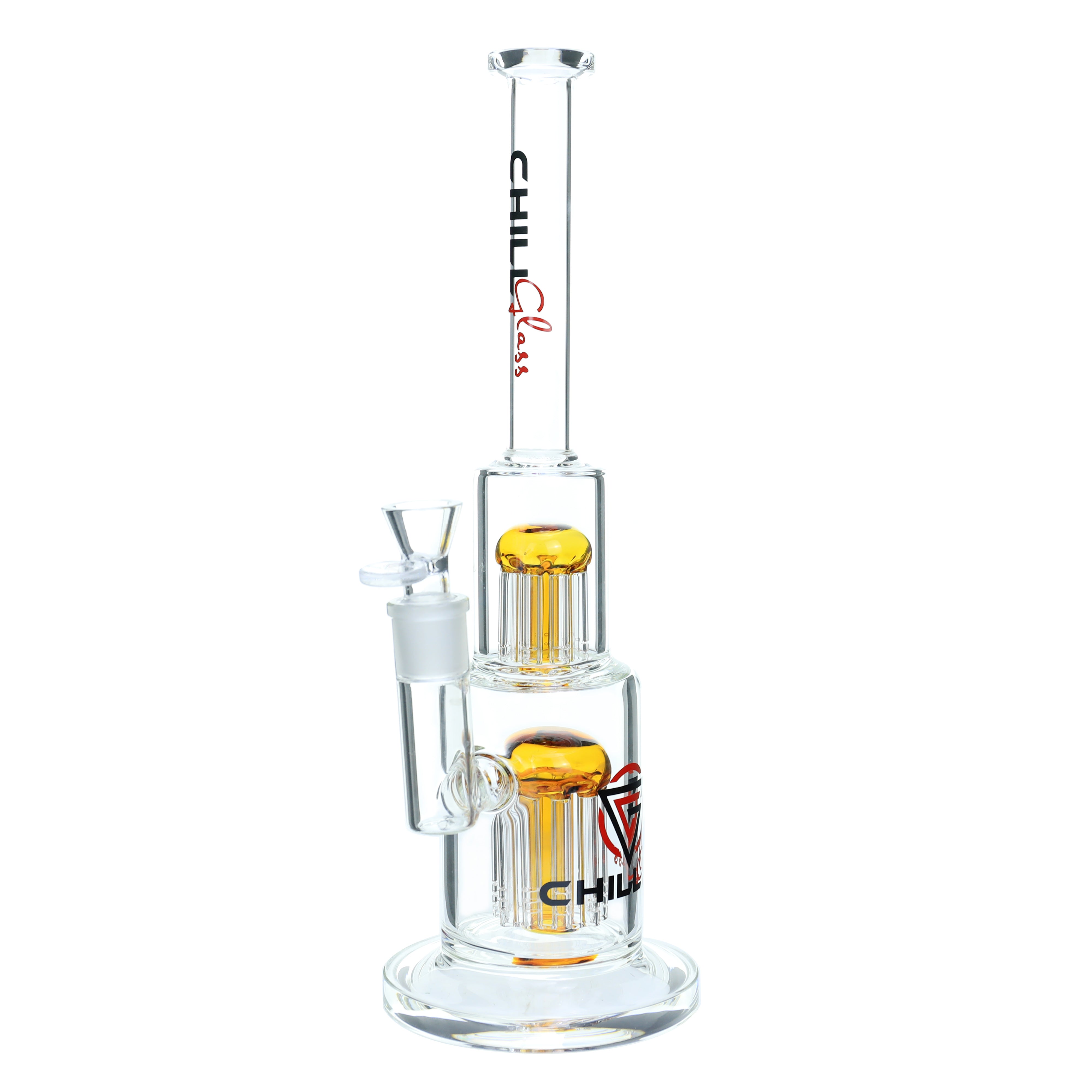 Chill Glass 11" Bare Bones Inline Perc Water Pipe