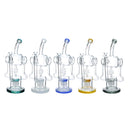 Chill Glass 18" Triple Basket Perc Water Pipe