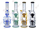 Chill Glass Double Pyramid Water Pipe 14.5"