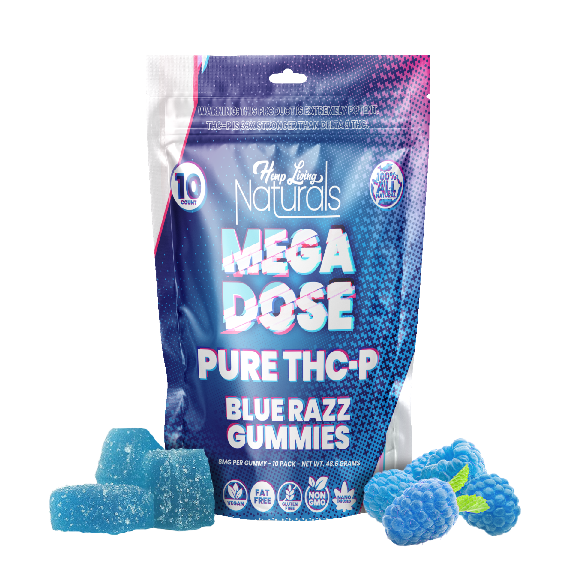 HEMP LIVING PURE THCP GUMMIES