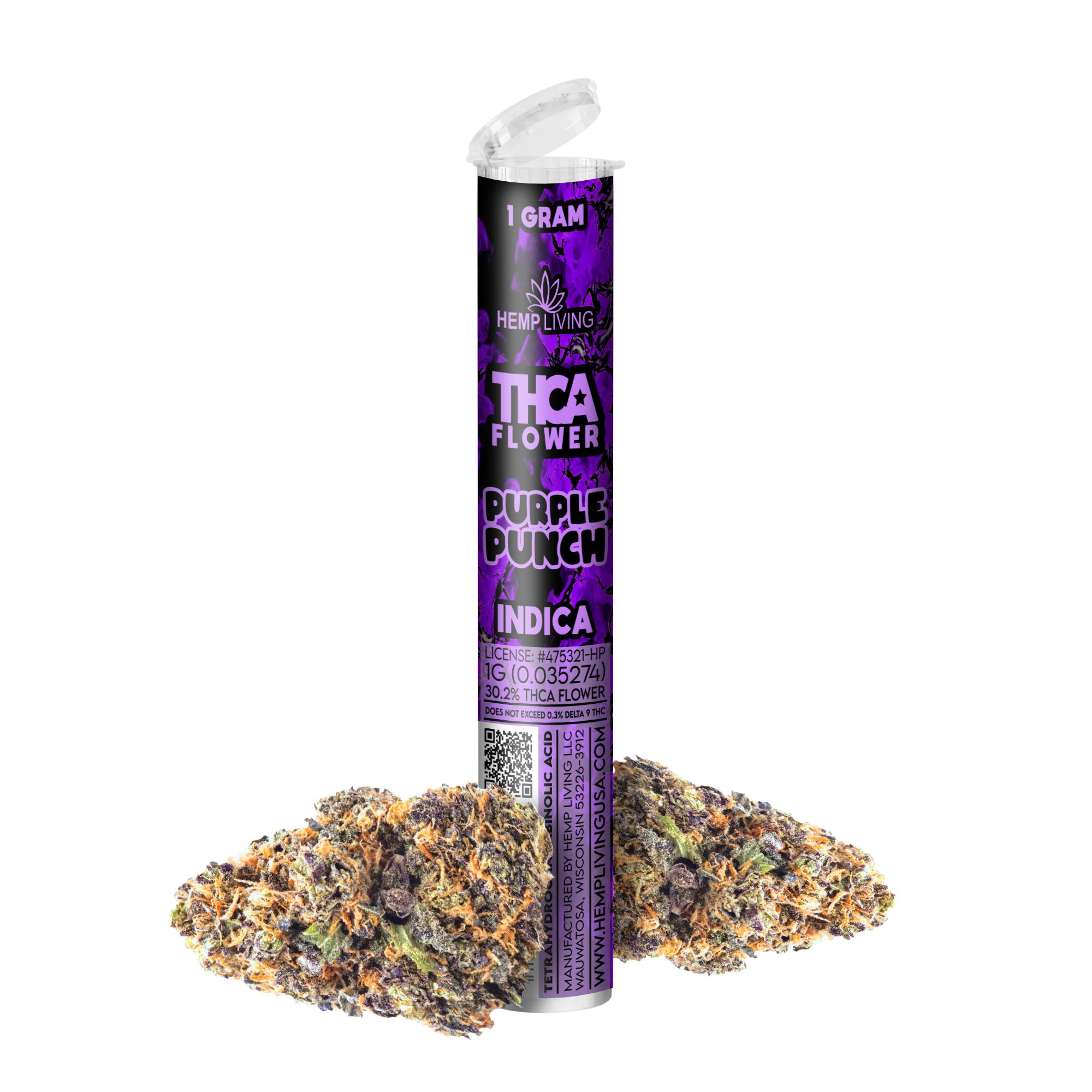 Bomb Bar 1G D8 THCO Kief Pre-Roll