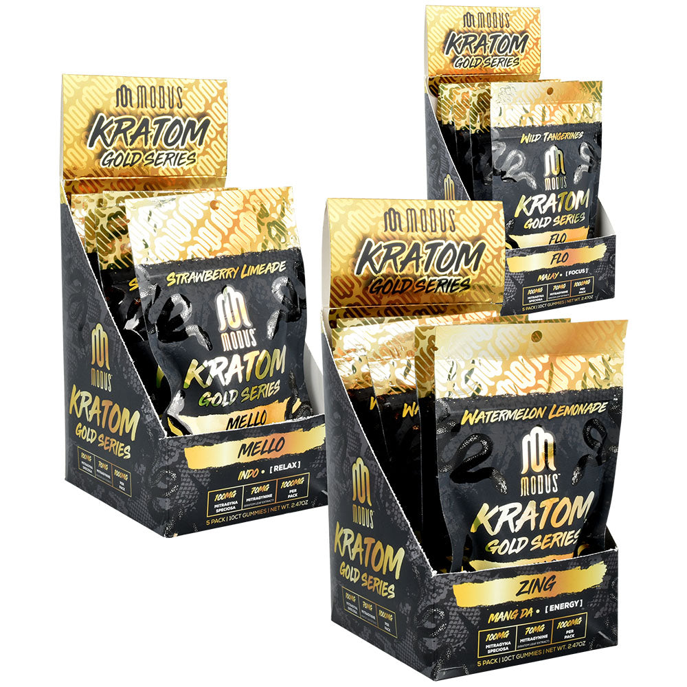 Modus Gold Series Kratom Gummies (10Ct, 1000Mg)