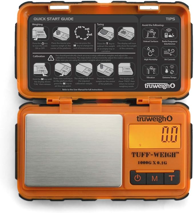 Truweigh Tuff-Weigh Digital Mini Scale 1000G X 0.1G