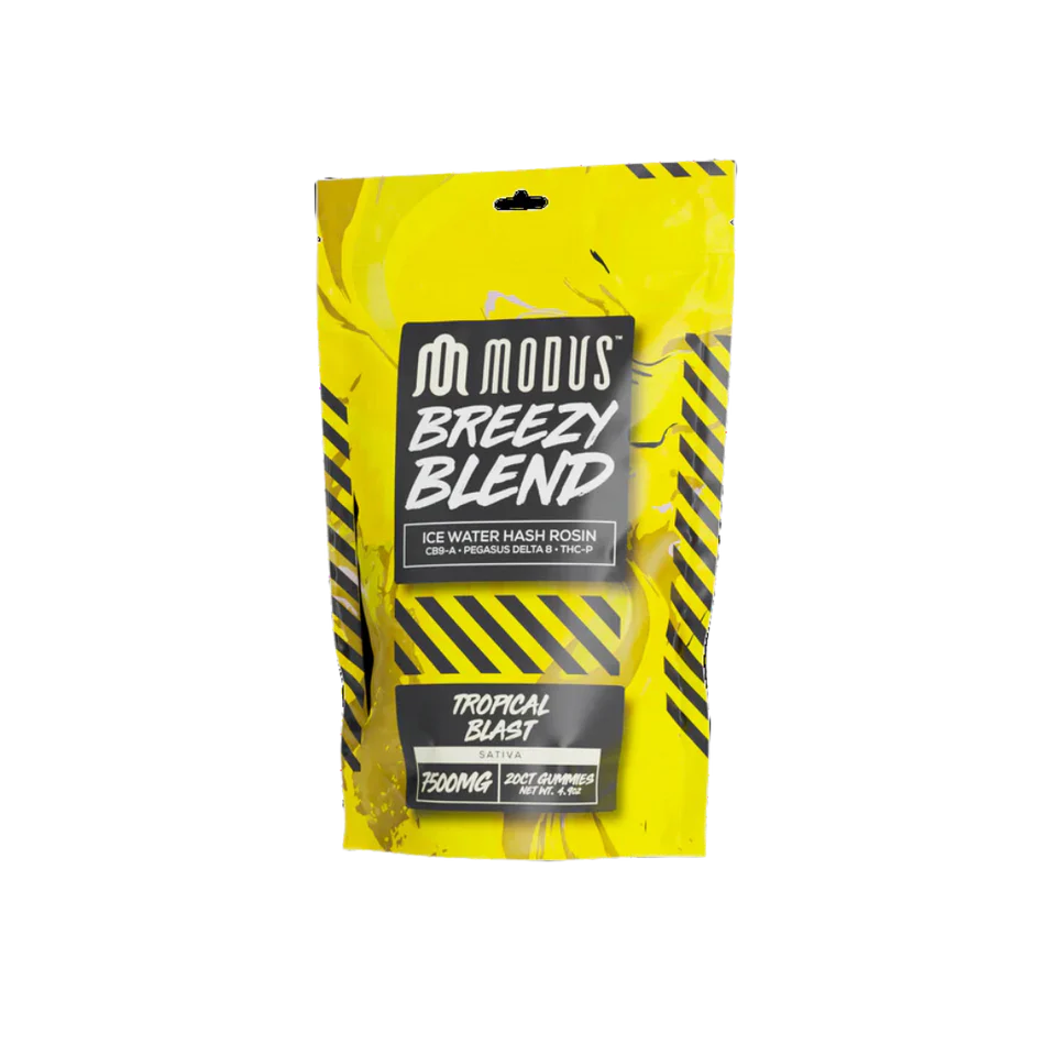 MODUS BREEZY BLEND CB9A/D8/THCP HASH ROSIN GUMMIES (20 CT)