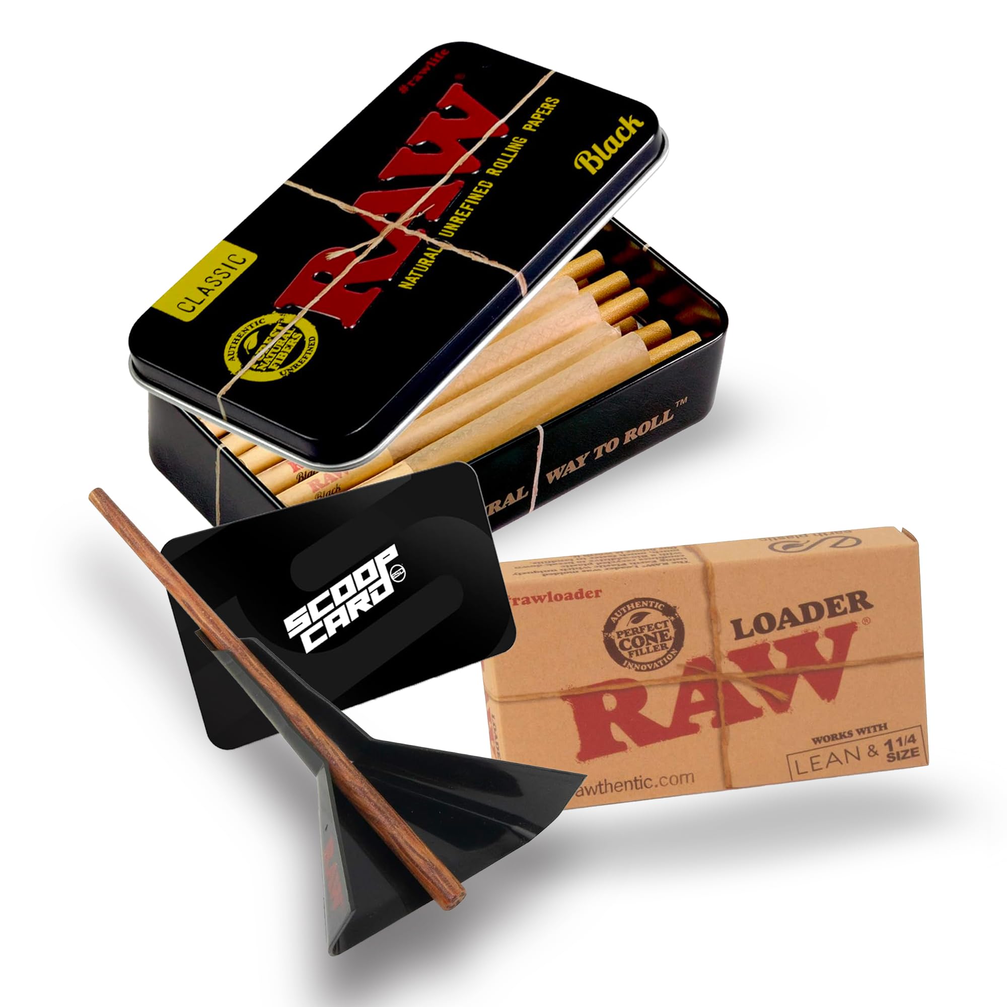 RAW Black Classic Cones