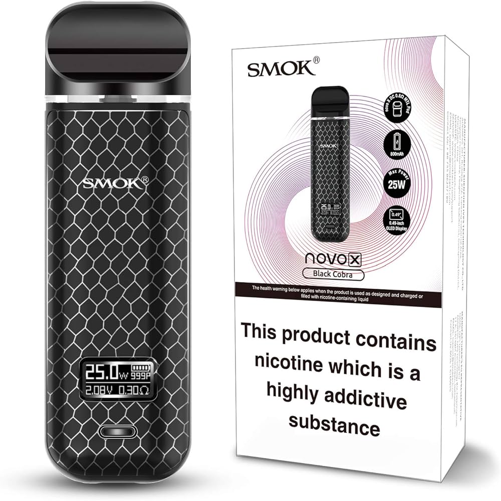 SMOK NOVO X KIT 25W 800mAh - Puff Love Smoke Shop