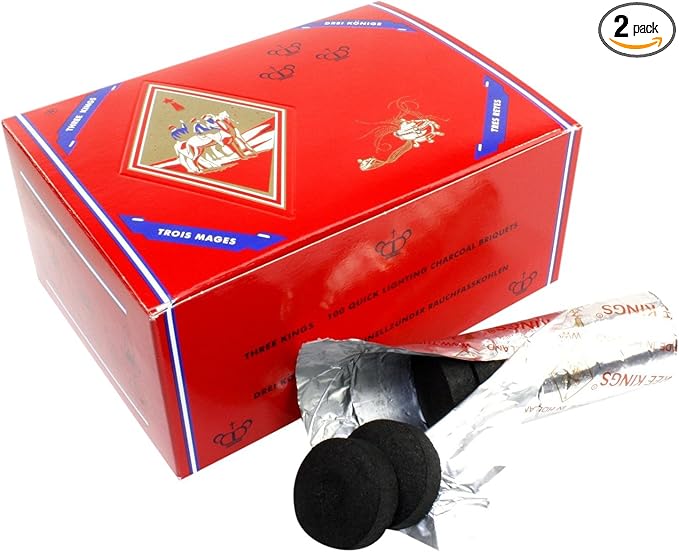 Three King Quick Light Charcoal 33Mm