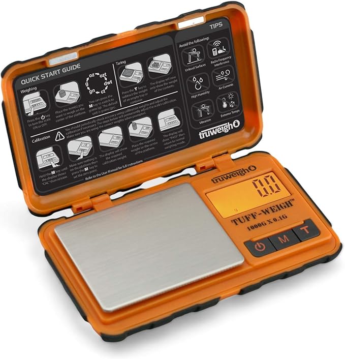 Truweigh Tuff-Weigh Digital Mini Scale 1000G X 0.1G