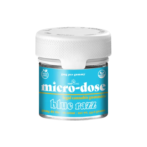 HEMP LIVING DELTA 9 5MG MICRO-DOSE GUMMIES 10CT -