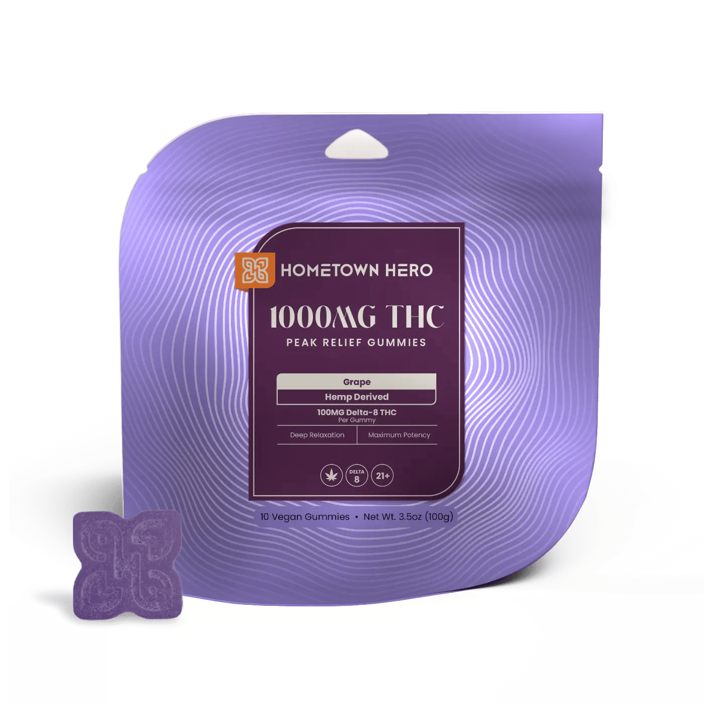 Hometown Hero Delta 8 Max Gummies