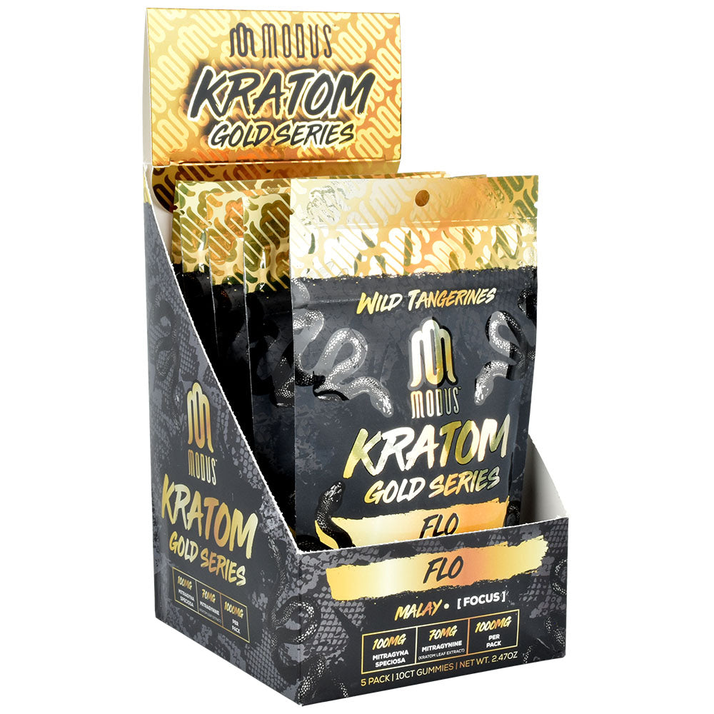 Modus Gold Series Kratom Gummies (10Ct, 1000Mg)