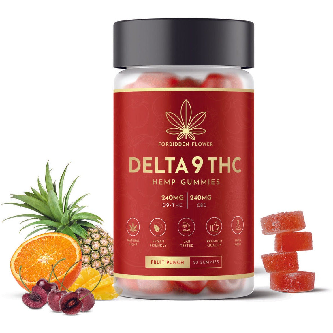 Forbidden Flower Delta 9 Gummies 20Ct