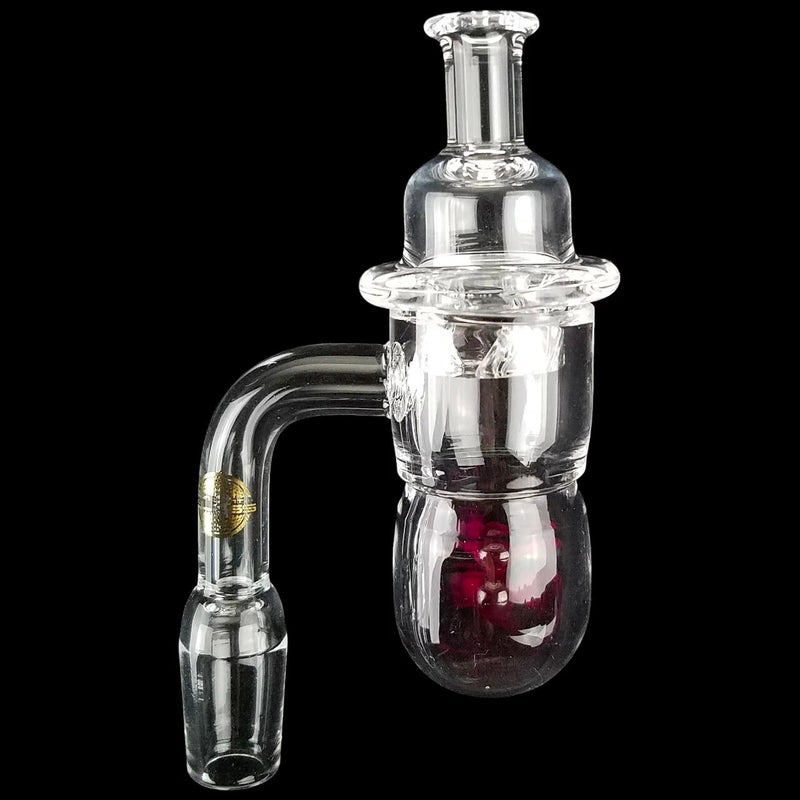 On Point Glass Banger Set W/ Ruby Terp Pearl & Cyclone Carb Cap