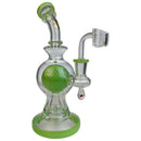 9" Textured Ball Perc Banger Hanger Water Pipe Fm1494