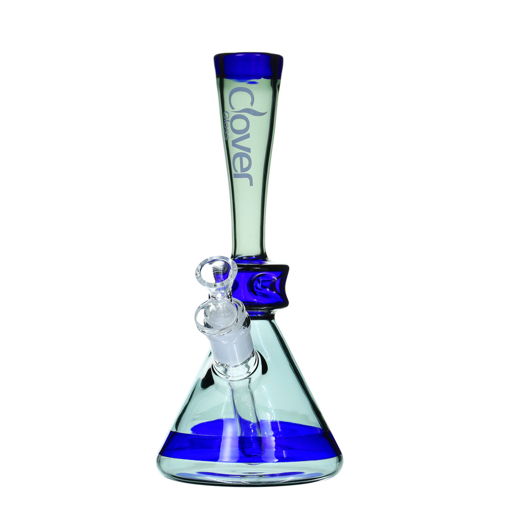 Clover Glass 6" Chrome Plated Mini Waterpipe Fm1481