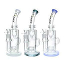 Clover Glass 10" Helix Perc Waterpipe