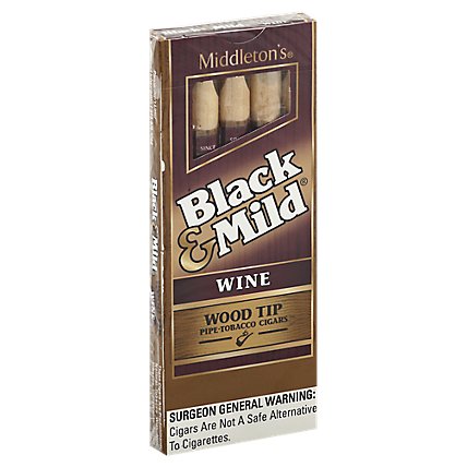 Black & Mild Wood Tip Cigars 5 Pack