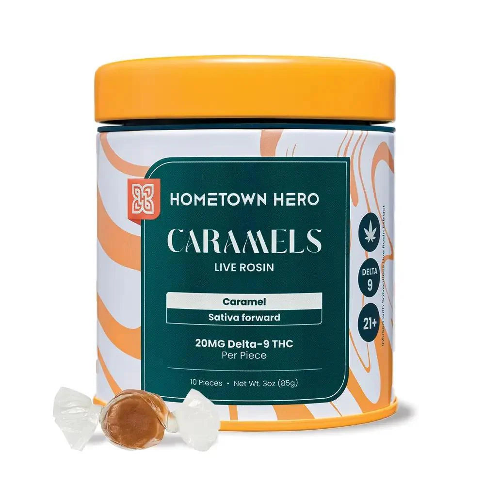 HOMETOWN HERO DELTA 9 LIVE ROSIN CARAMEL