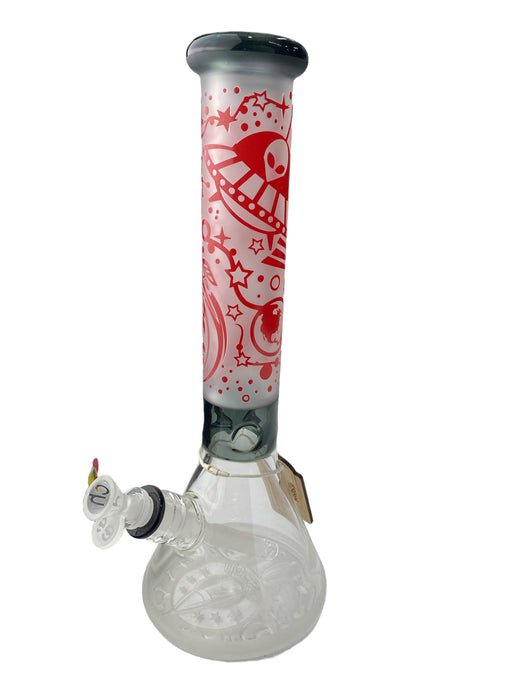 Cheech Glass 16" Frosted Love Beaker Bloody Hand