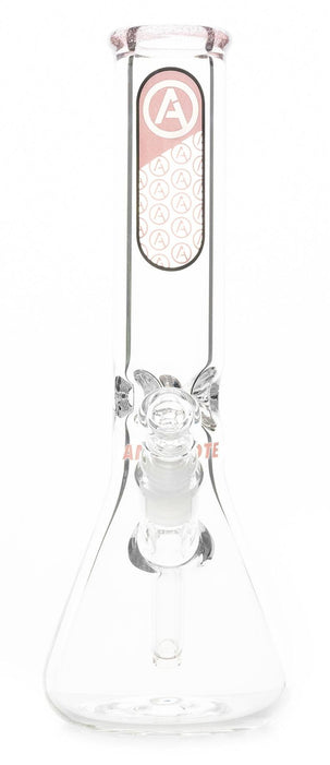 Antidote Glass 12" Beaker Cfl Pink Cl