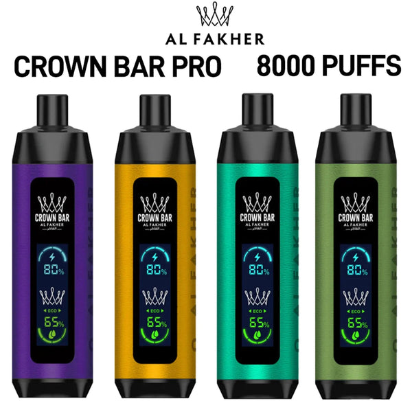 Al Fakher Crown Bar Pro 8000 Puffs Disposable