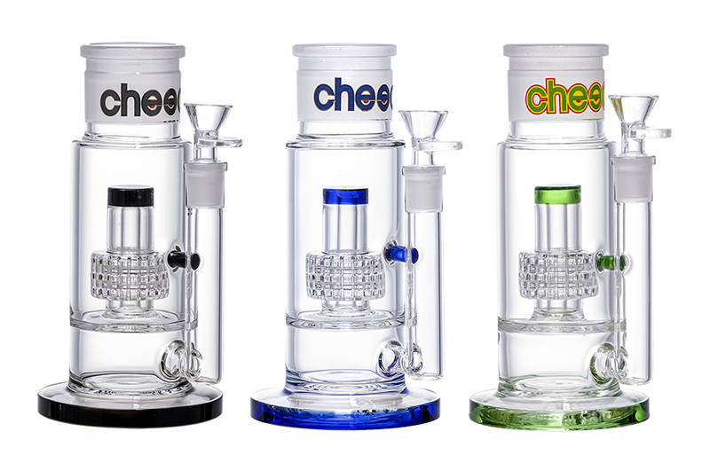 Cheech Glass 7" Color Shower Head Perc Water Pipe