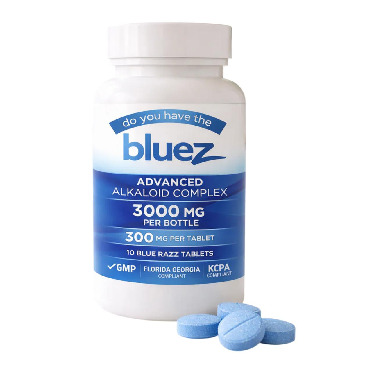 BLUEZ ADVANCED ALKALOID 300MG (10CT)