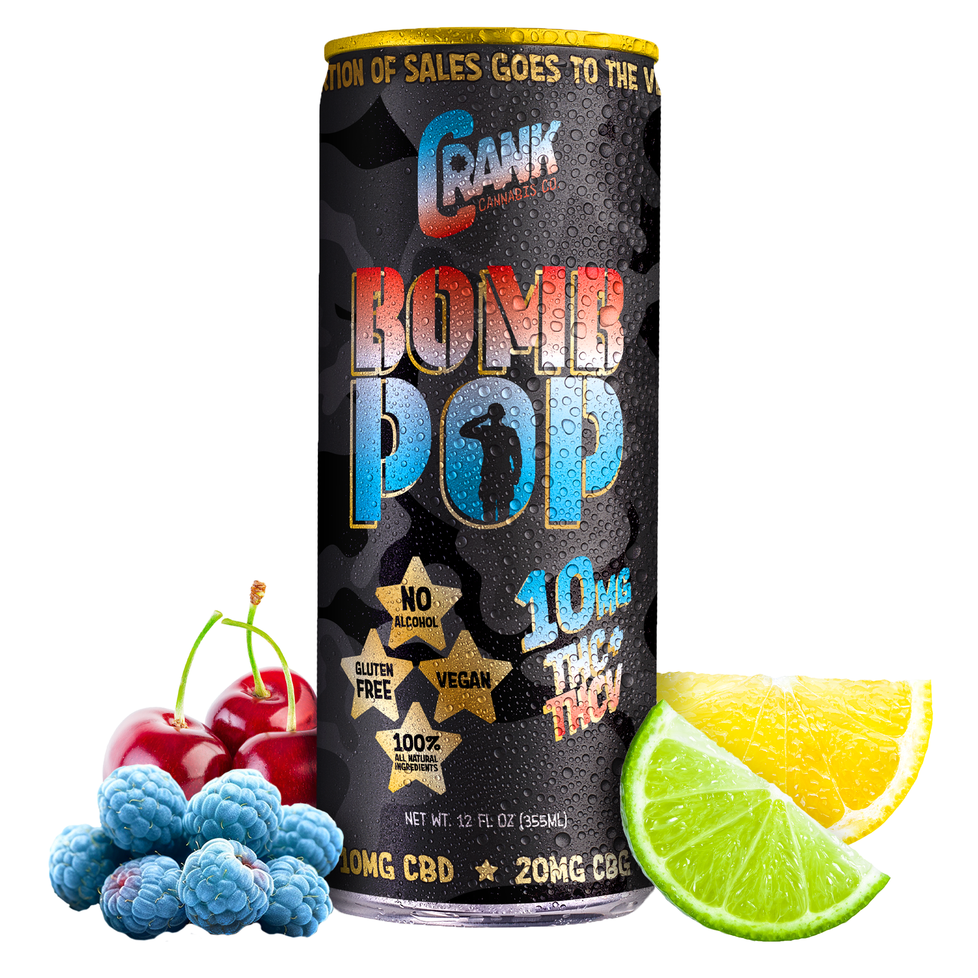 CRANK CANNABIS 10MG THC+THCV INFUSED DRINKS