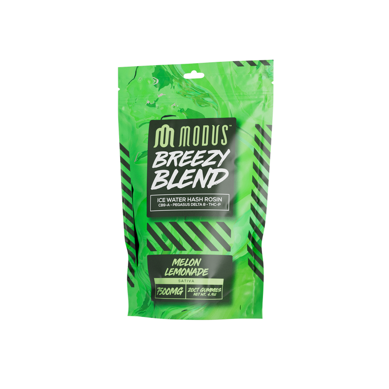 Modus Breezy Blend Cb9A/D8/THCP Hash Rosin Gummies (20 Ct)