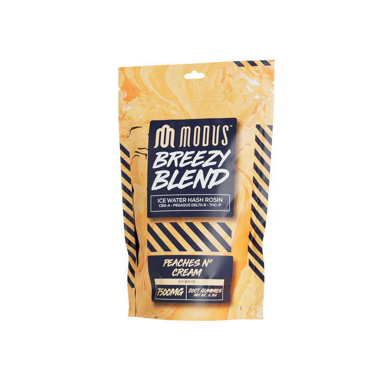 Modus Breezy Blend Cb9A/D8/THCP Hash Rosin Gummies (20 Ct)