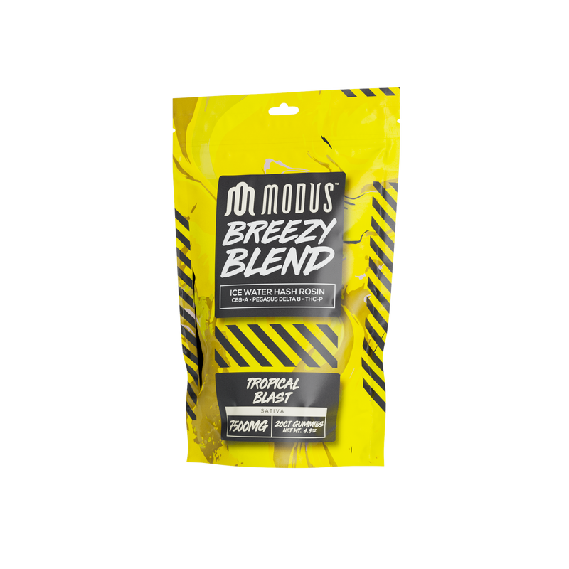 Modus Breezy Blend Cb9A/D8/THCP Hash Rosin Gummies (20 Ct)