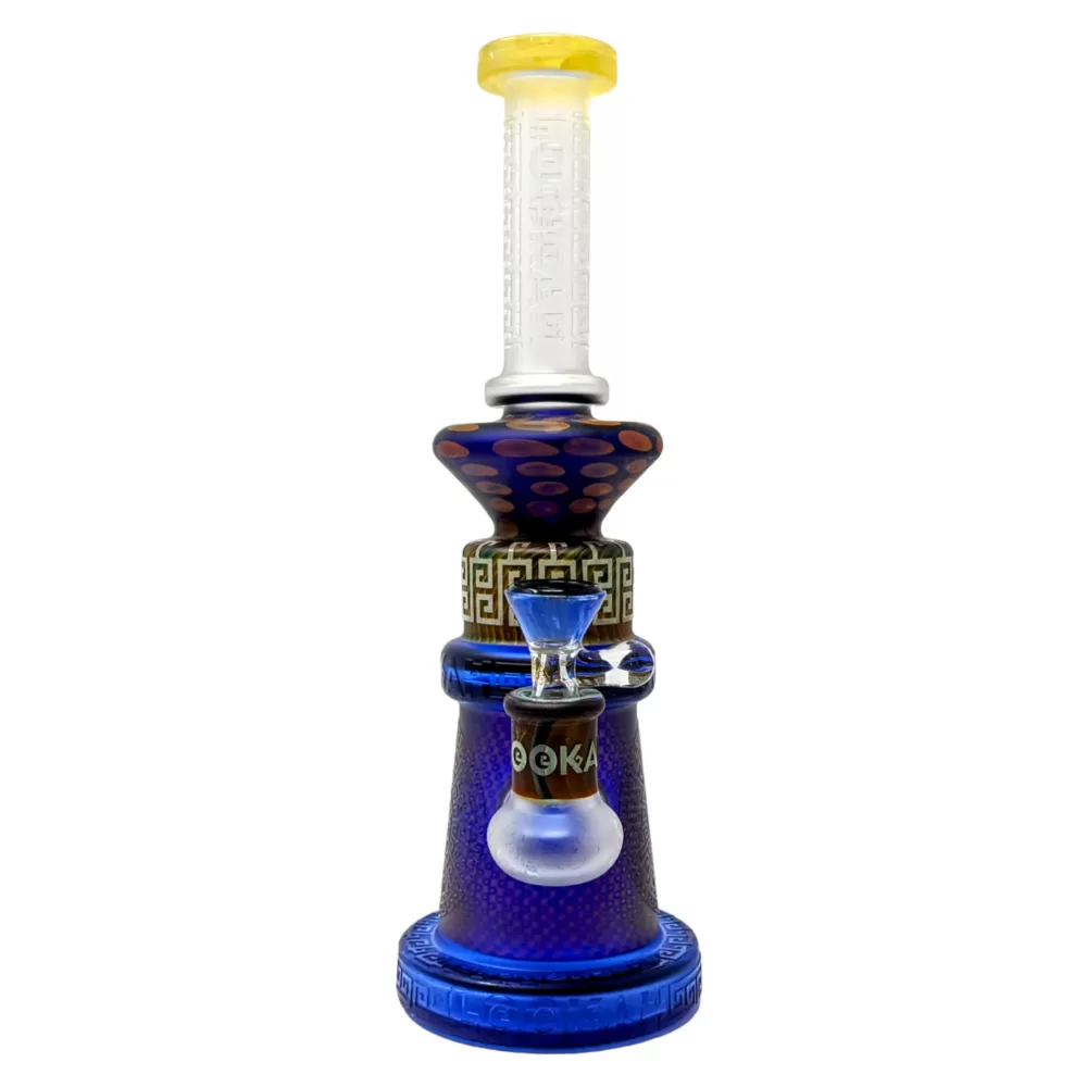Lookah Glass 11" Sandblasted Mandala Water Pipe