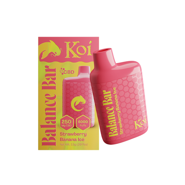 Koi Balance Bar (250Mg, 6000 Puffs) Cbd Disposable