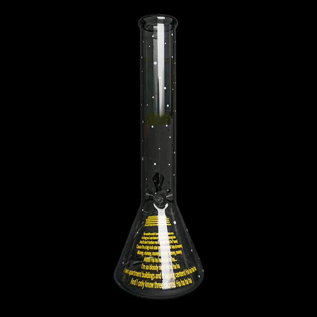 SOCIAL GLASS - 15" SPACE FROSTED BEAKER WATER PIPE