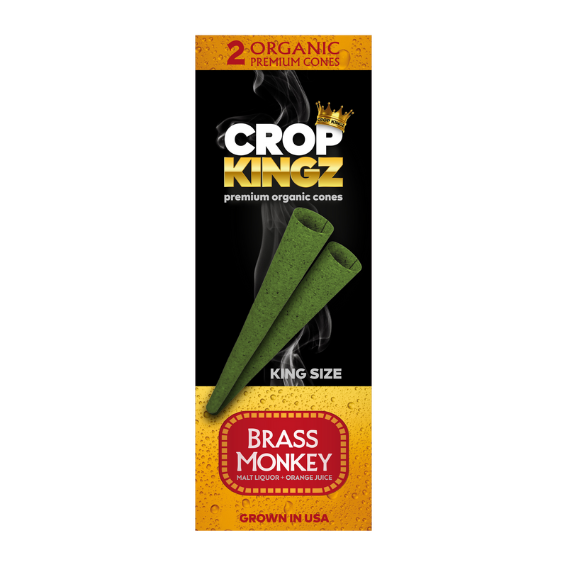 Crop Kingz Hemp Cones 1 1/4 Brass Monkey