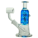 Clover Glass 6" Chrome Plated Mini Water Pipe
