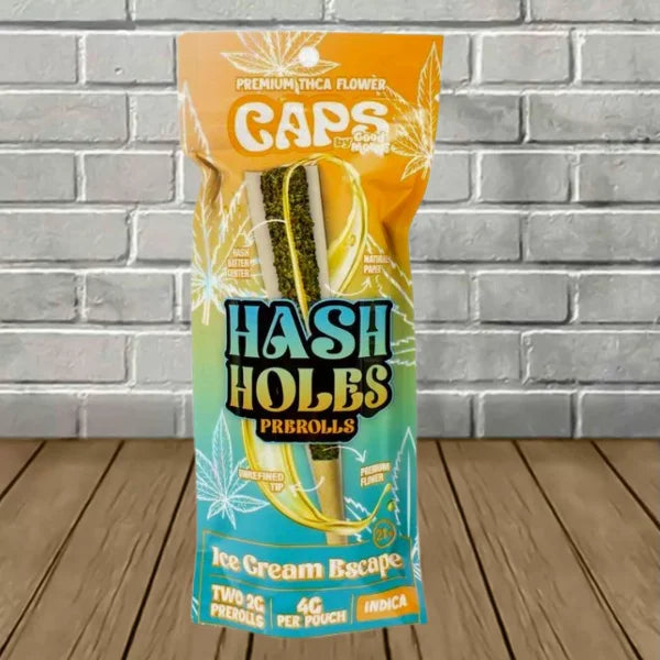 CAPS BY GOOD MORELS 2G "HASH HOLE" PRE ROLLS (2CT)