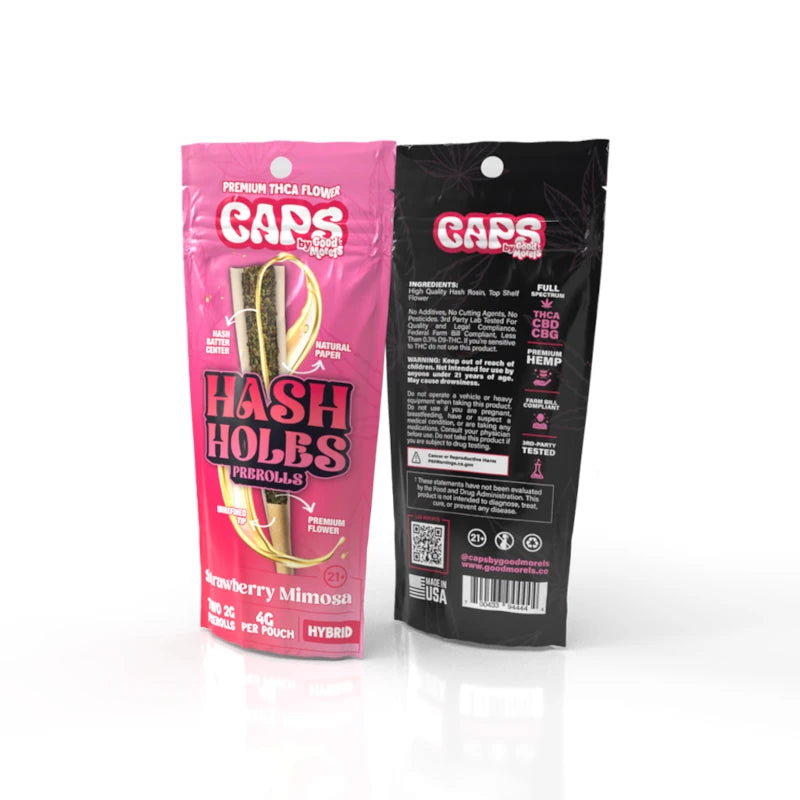 CAPS BY GOOD MORELS 2G "HASH HOLE" PRE ROLLS (2CT)