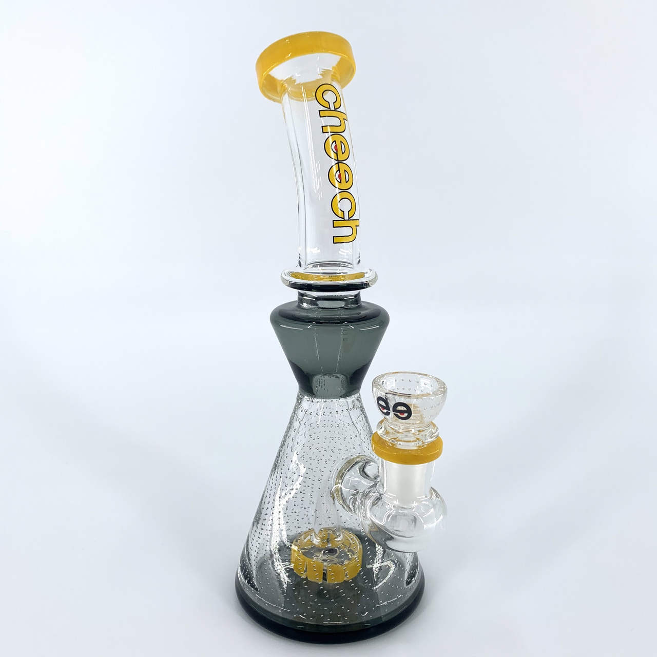 Cheech Glass 9" Color Trim Shower Head Perc Water Pipe