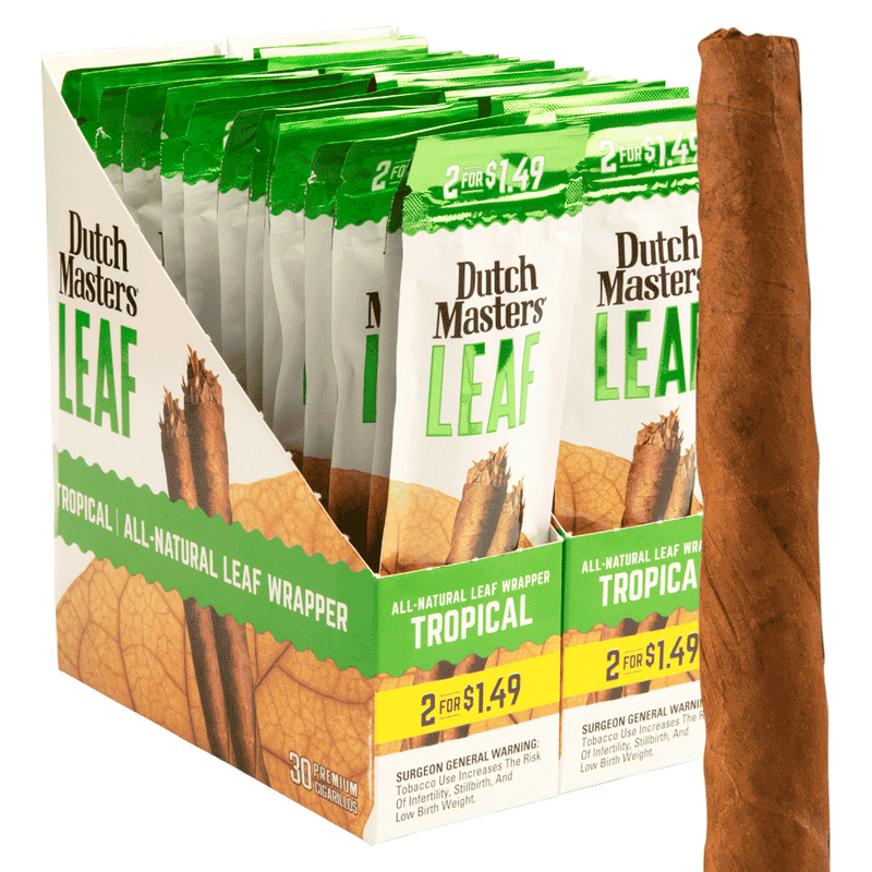 Dutch Natural Leaf Wrapper Cigarillos Berry Fusion Burst