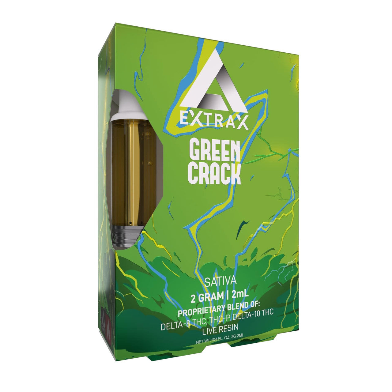 Extrax D8 THC-P D10 Live Resin 2G Cartridge