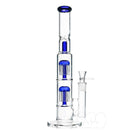 On Point Glass 12.5Mm Double Tree Straight Water Pipe