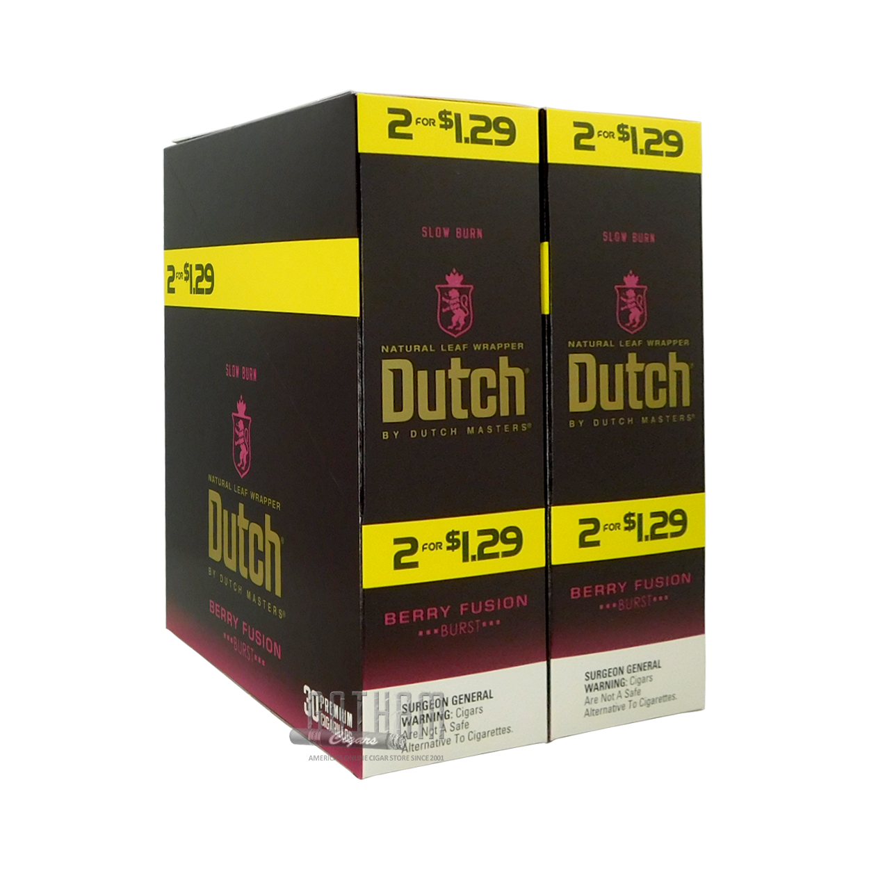 DUTCH ALL NATURAL LEAF CIGARILLOS -