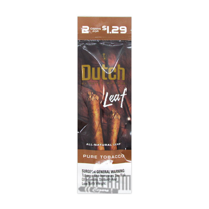 DUTCH ALL NATURAL LEAF CIGARILLOS -