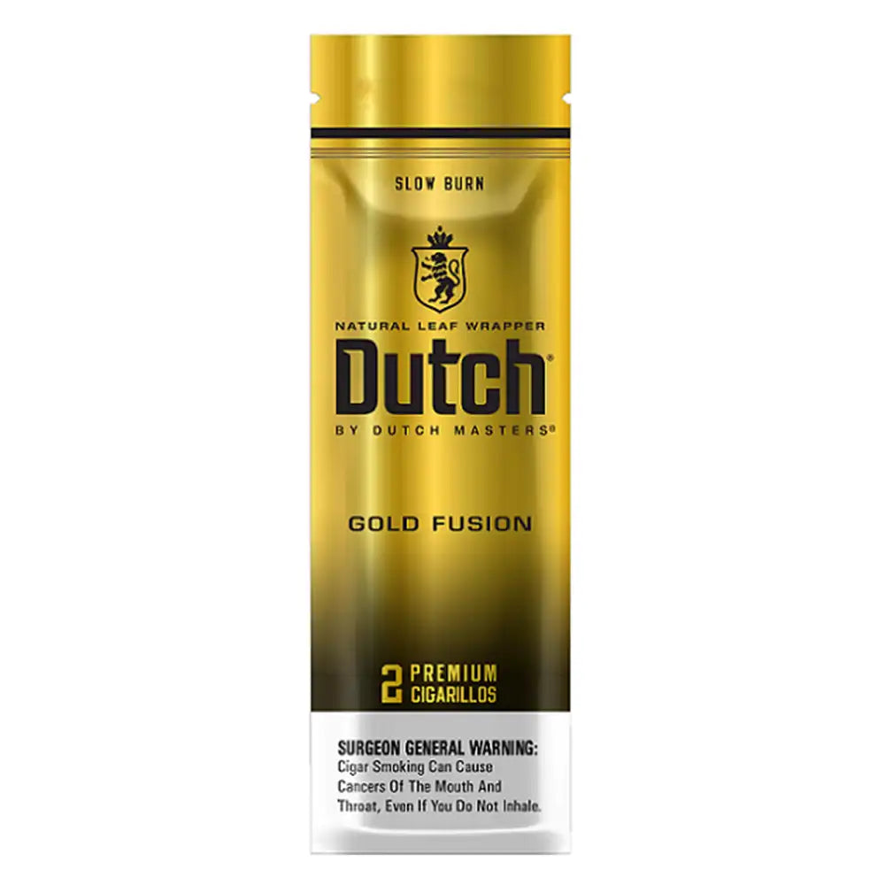DUTCH NATURAL LEAF WRAPPER CIGARILLOS - GOLD FUSION