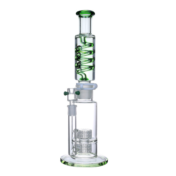 Clover 10" Coil Perc Water Pipe (Fm1438)