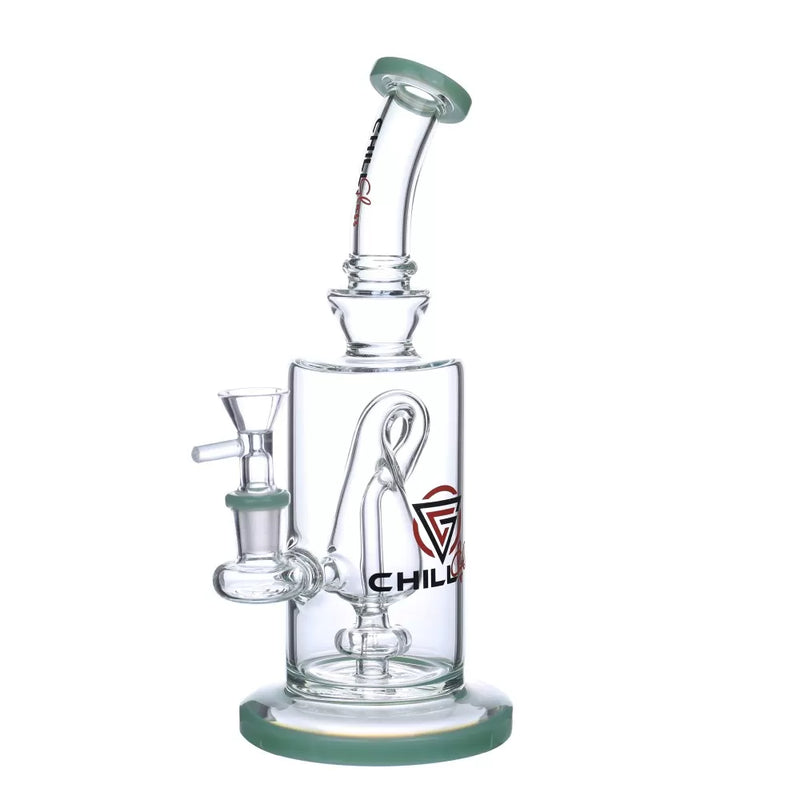 CHILL GLASS – 10" Recycler Water Pipe