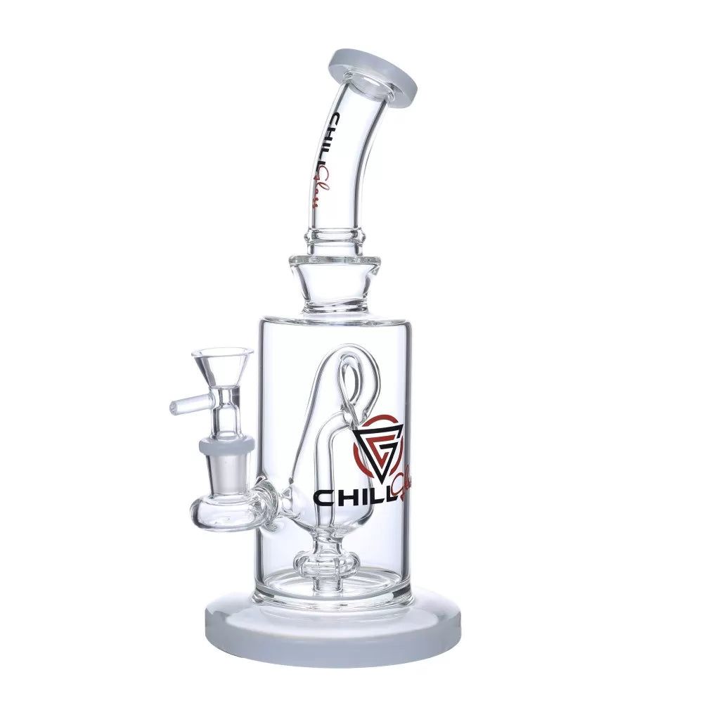 Chill Glass 10" Recycler Water Pipe