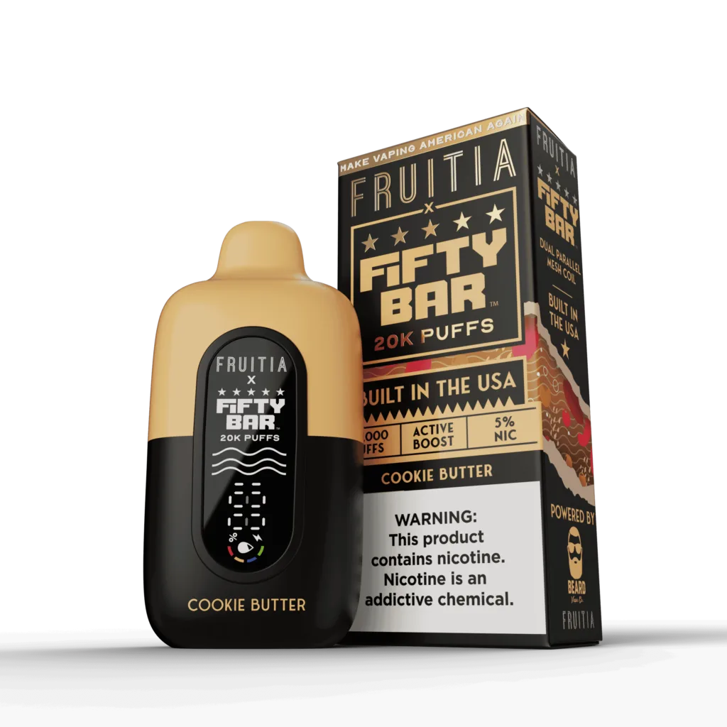 FIFTY BAR X FRUITIA 20K PUFF DISPOSABLES