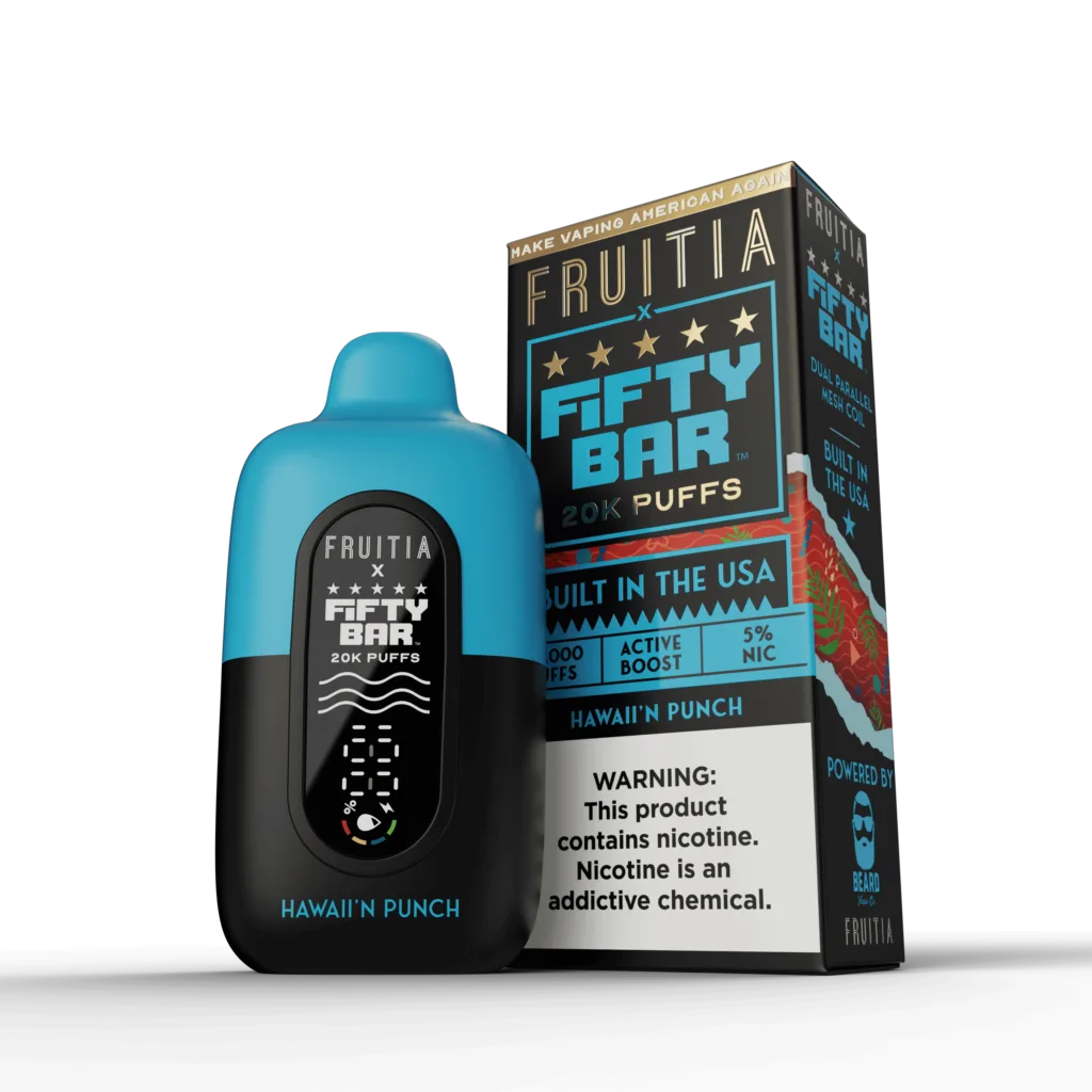 FIFTY BAR X FRUITIA 20K PUFF DISPOSABLES